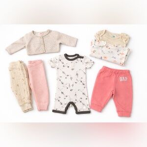 7 Piece Bundle - 3/6 Months Baby Girl Essentials 🩷✨